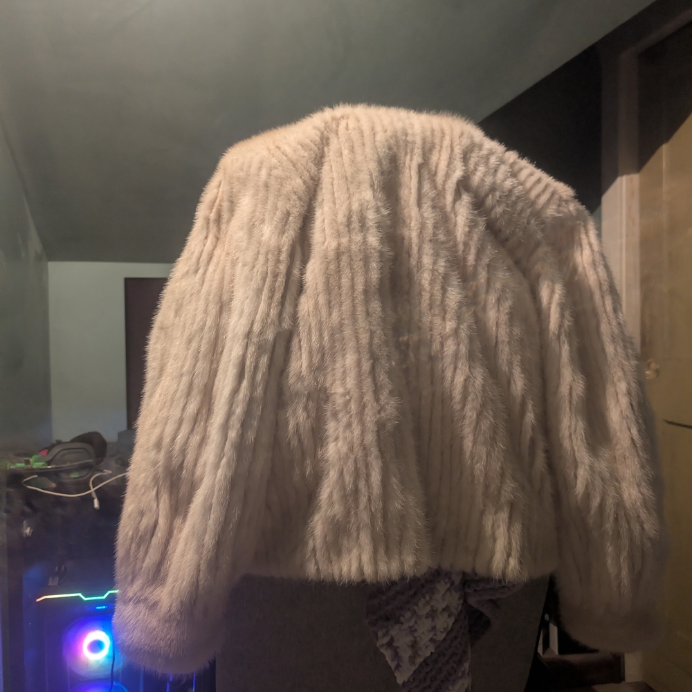 DKNY Cream Teddy Jacket